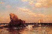 Alfred Thompson Bricher By the Shore oil on canvas